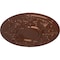 Ekena Millwork Oslo Ceiling Medallion (Fits Canopies up to 10 1/2"), Hand-Painted Copper Penny, 28 1/8"OD x 1 3/4"P CM28OSCPS - alternate 4